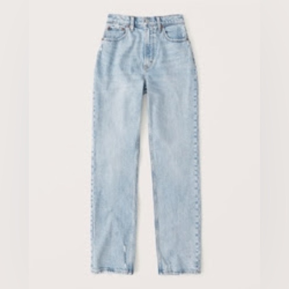 Curve Love 90s Ultra High Rise Straight Jeans SHORT LENGTH